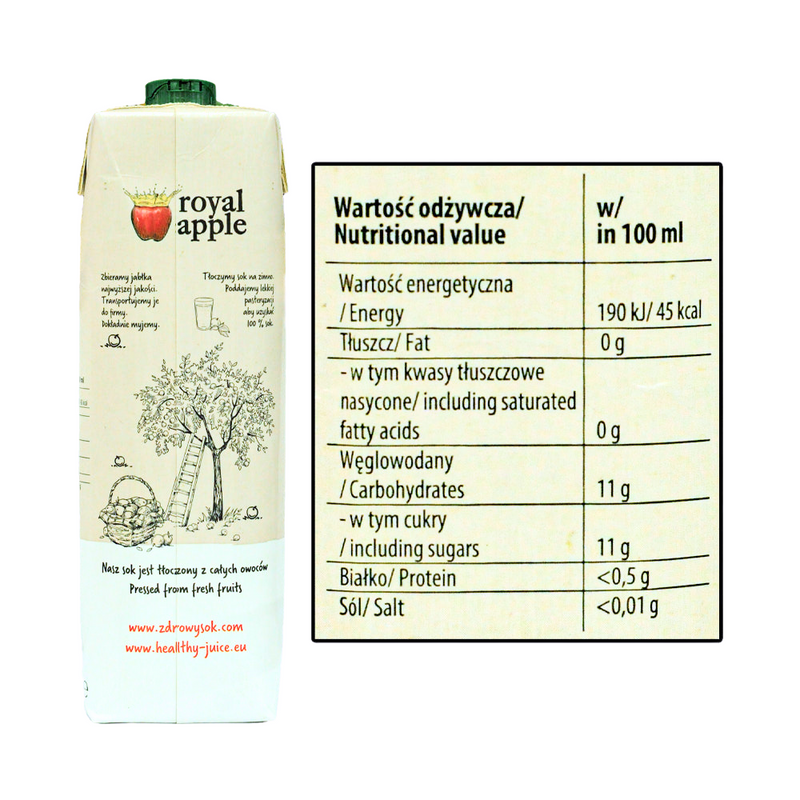 Royal Apple Juice Tetra 1L