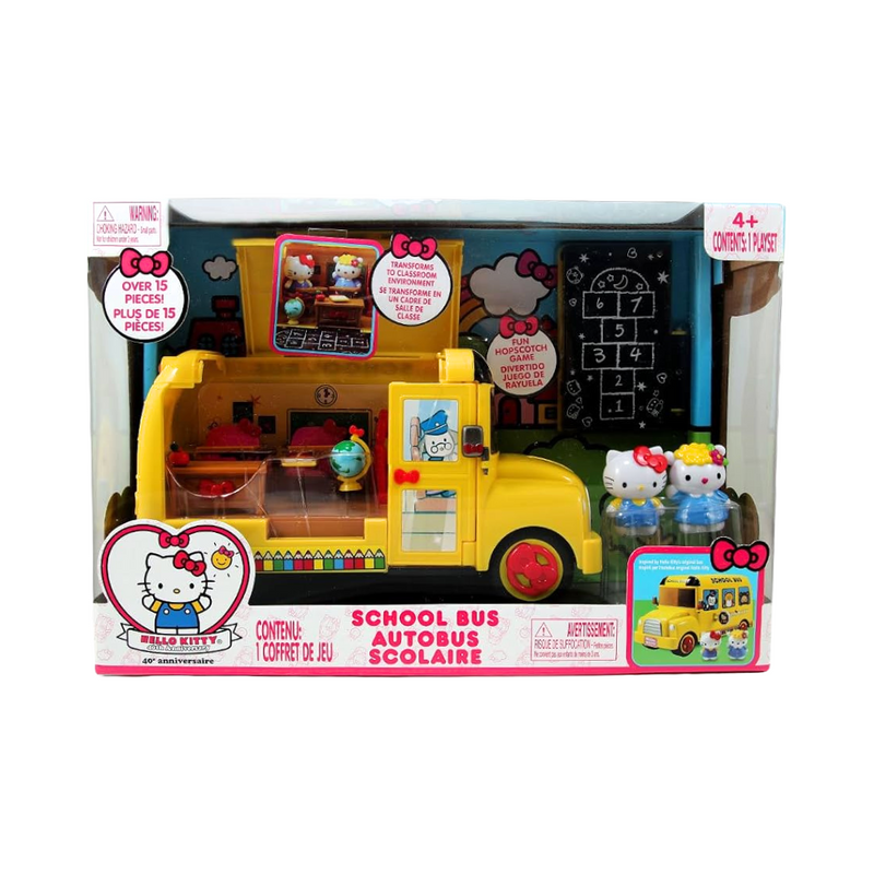 Hello kitty school bus toy on sale