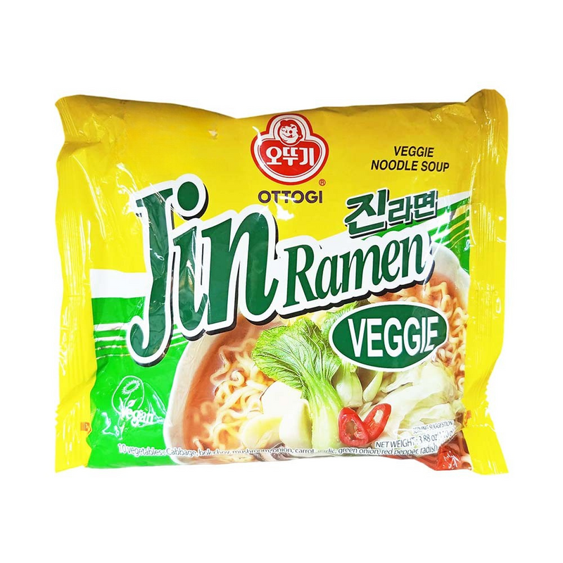 Ottogi Instant Noodles Jin Ramen Veggie 110g