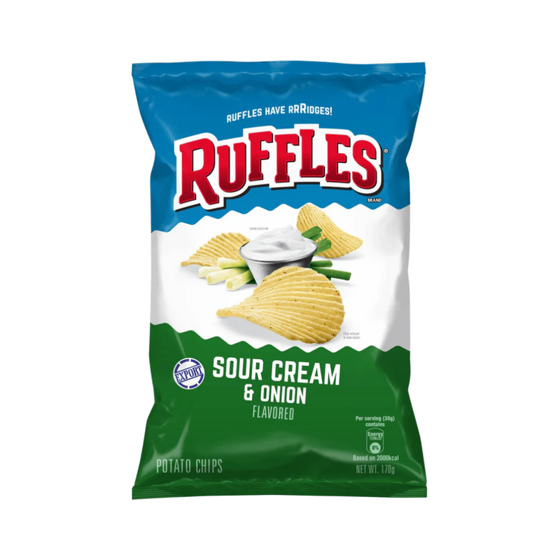 Ruffles Sour Cream And Onion 170g