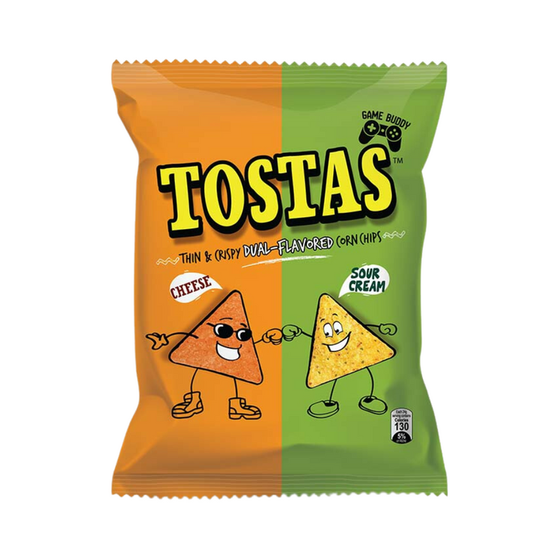 Tostas Corn Chips Cheese And Sour Cream 48g