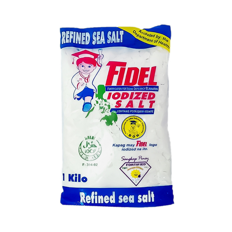 Fidel Iodized Salt Refined 1kg