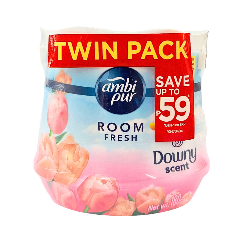 Ambi Pur Gel Fresh Downy Scent Value Pack 180g x 2's