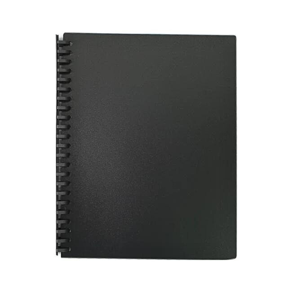 Joy Refillable Clearbook Plain Black A4