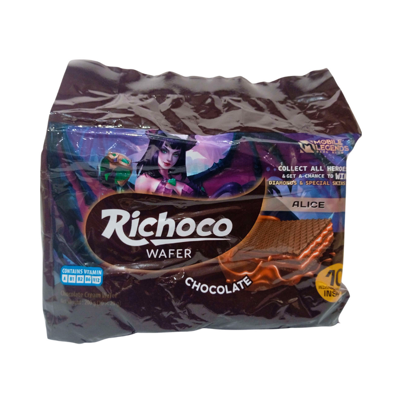 Richoco Wafer Chocolate 20g x 10's