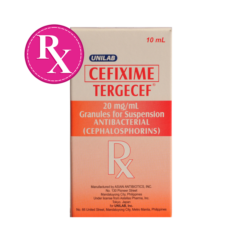 Tergecef Cefixime 20mg/ml Oral Drops 10ml