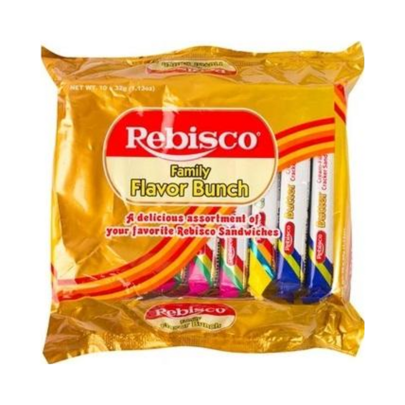 Rebisco Cracker Sandwich Flavor Bunch 10's