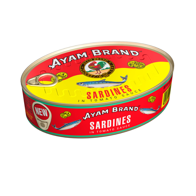 Ayam Brand Sardines In Tomato Sauce Oval Small 215g