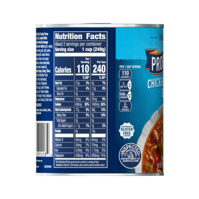 Progresso Chicken And Sausage Gumbo 538g