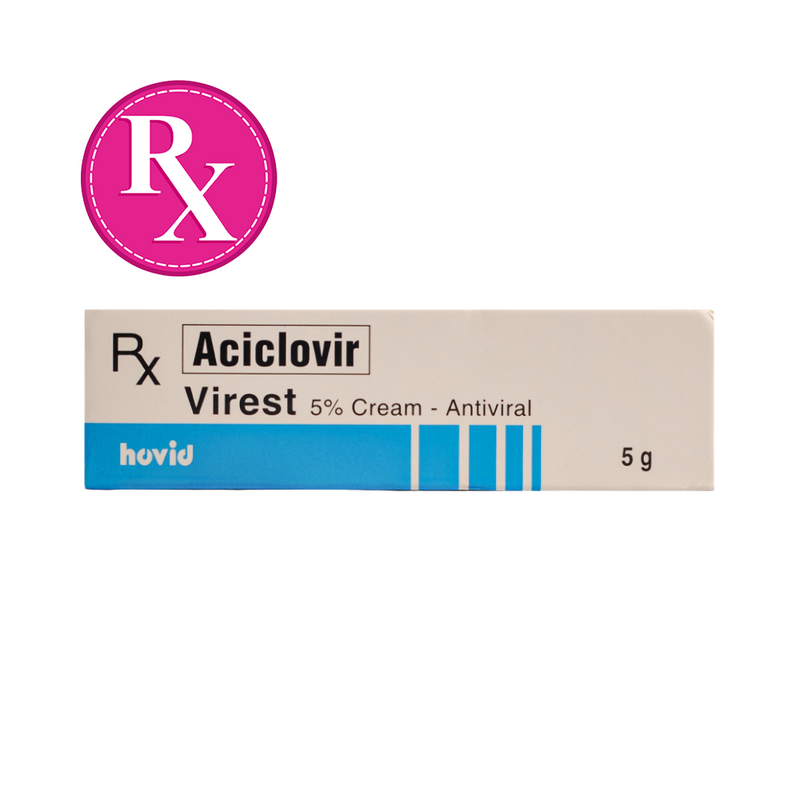 Virest Aciclovir 5% Cream 5g