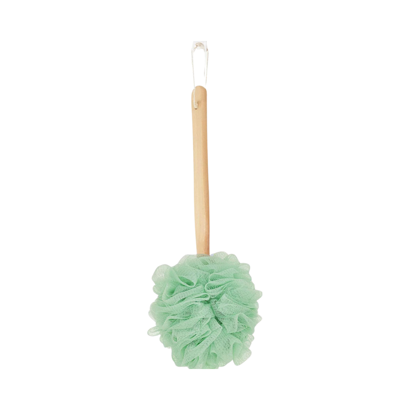 Ideal Living Wooden Handle Bath Sponge 40g
