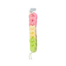 Ideal Living Bath Sponge Nylon Pull Back Tri-Color Assorted 80g