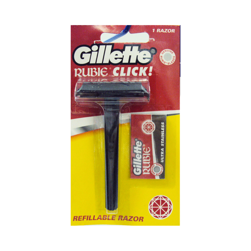 Gillette Rubie Click Razor Refillable
