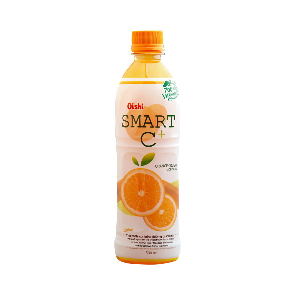 Smart C Oishi Smart C+ Juice Drink Orange Crush 500ml