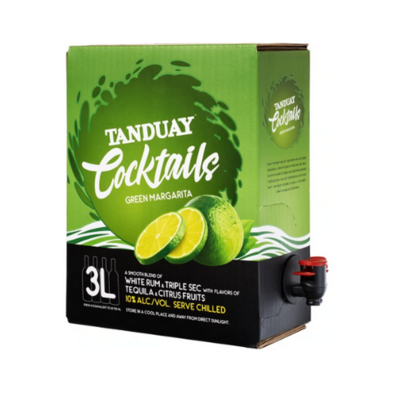 Tanduay Cocktails Green Margarita 3L