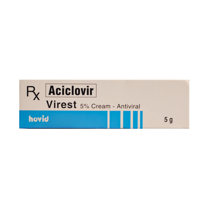 Virest Aciclovir 5% Cream 5g