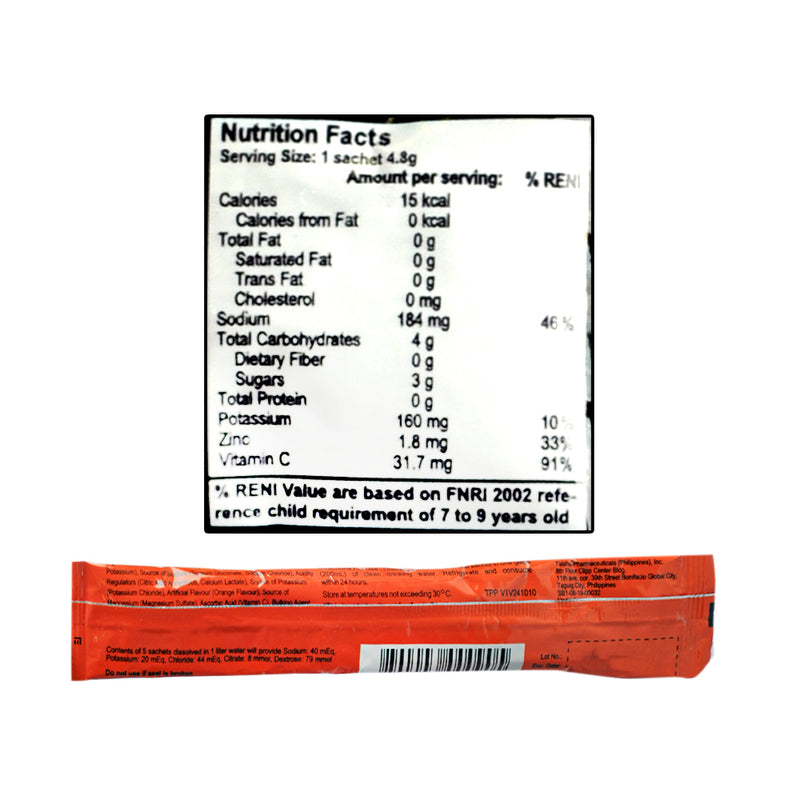 Vivalyte Plus Orange Flavor Sachet 4.6g