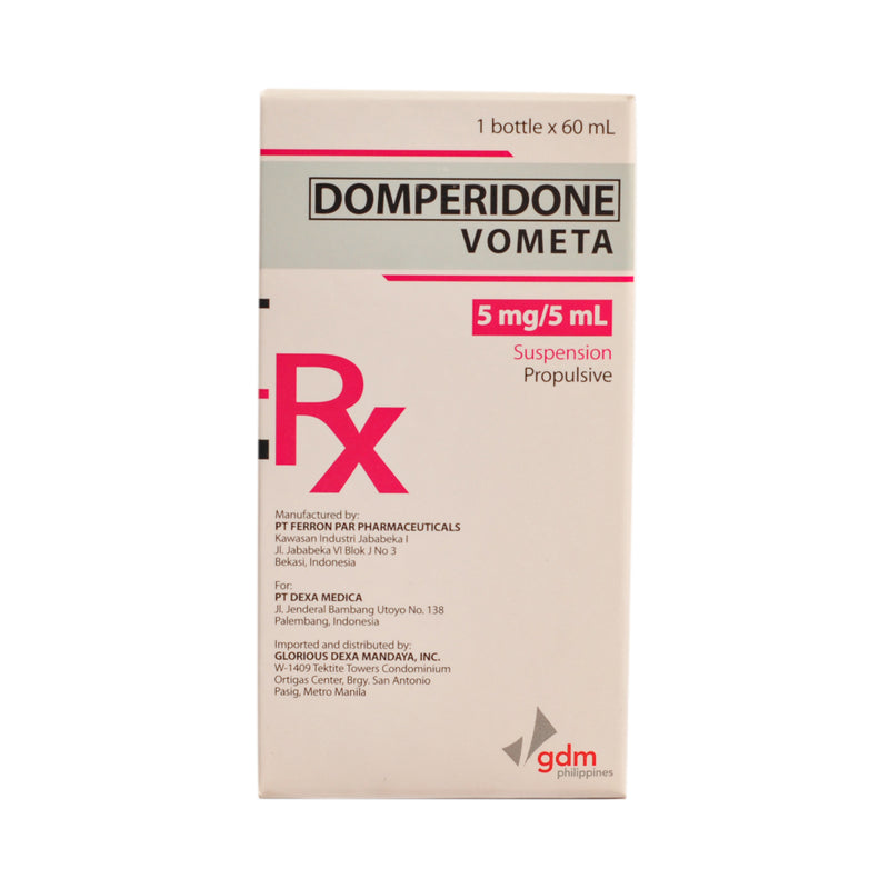 Vometa Domperidone 5mg/5ml Suspension 60ml