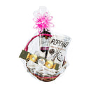 Wine And Chocolates Gift Basket Set C