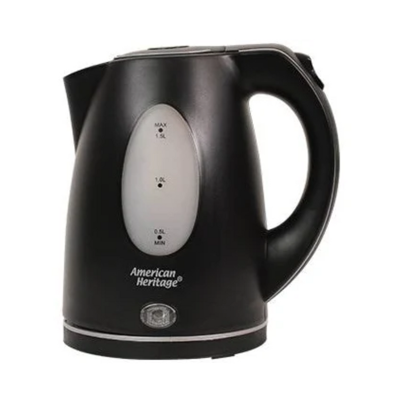 American Heritage AHCK-6194 Cordless Electric Kettle 1.5L