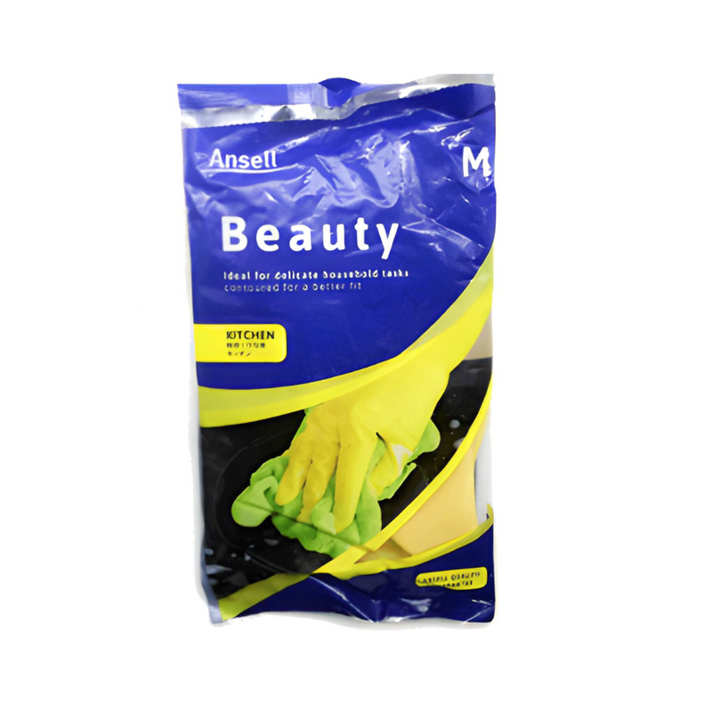 Ansell Beauty Flesh Gloves Medium