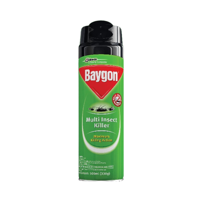 Baygon Multi Insect Killer Aerosol Kerosene Based 500ml