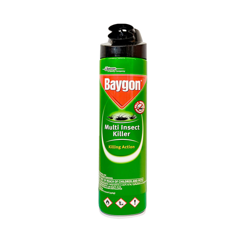 Baygon Multi Insect Killer Aerosol Kerosene Based 600ml