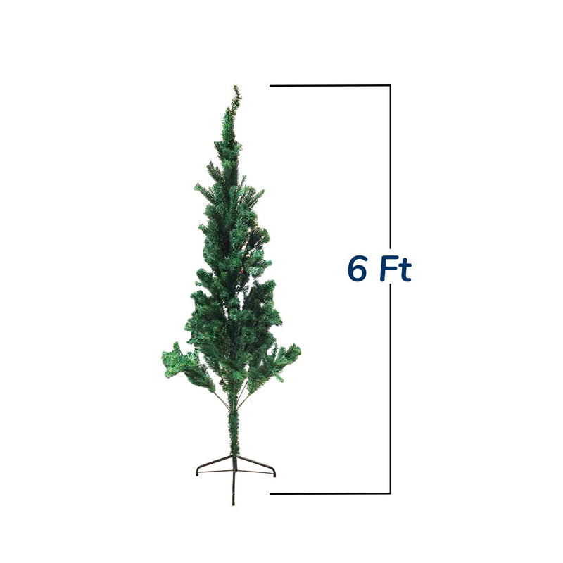 Ideal Living Ordinary Christmas Tree With Metal Stand 6ft