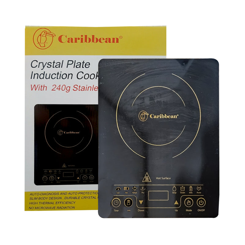 Caribbean Induction Cooker Crystal Glass