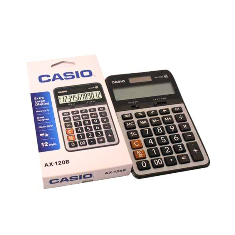 Casio AX-120B Desktop Calculator