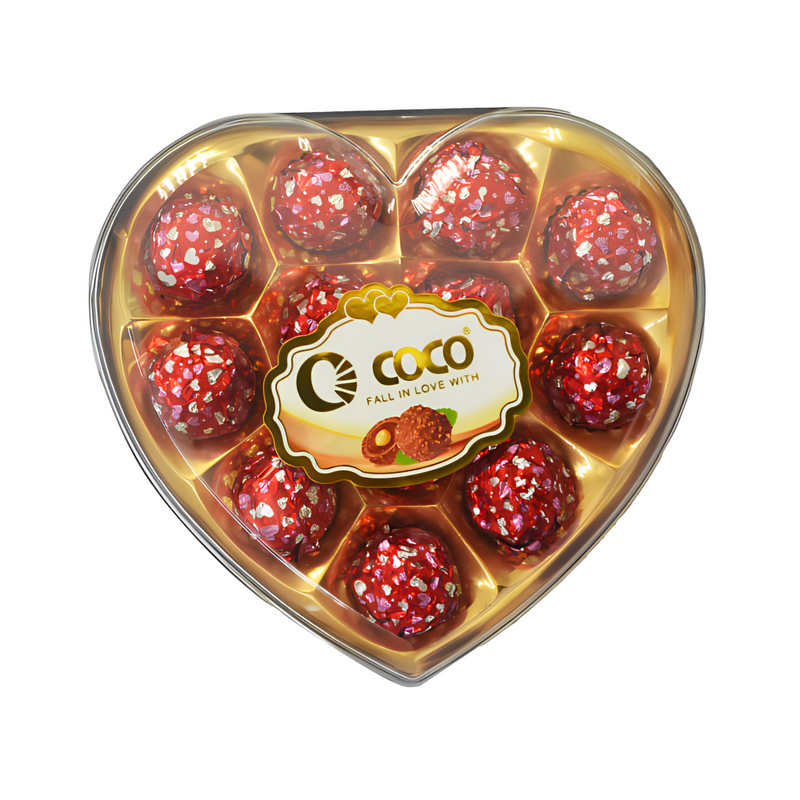 Coco Chocolate Heart Shaped 150g