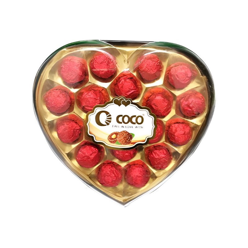 Coco Chocolate Heart Shaped 230g