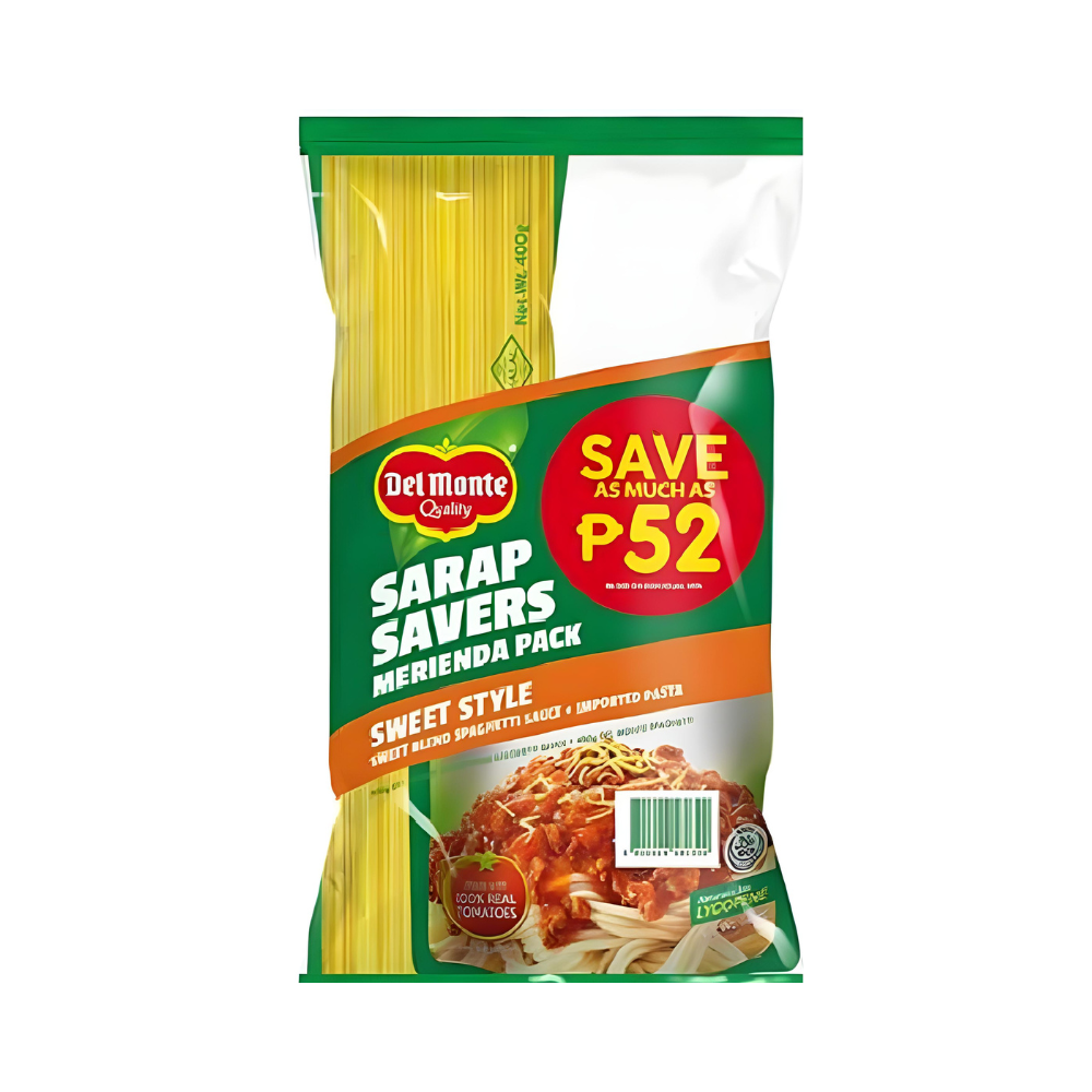 Spaghetti Bundle Del Monte Weekend Merienda Combo Spaghetti Sauce Sweet 500g + Spaghett