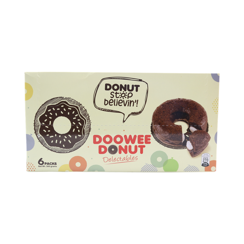 Doowee Donut Delectables Choco Mallow 60g x 6's