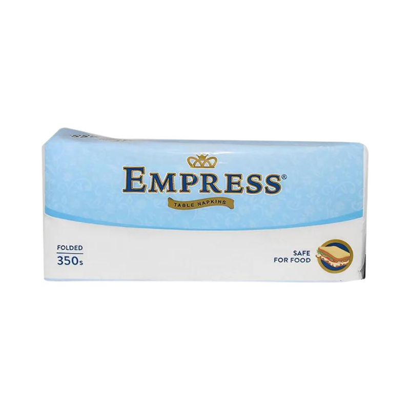 Empress Table Napkin Pre-Cut Folded 350 Sheets
