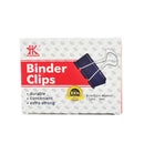 a box of  binder cliper 12 pieces size 41mm or 1 3/4inches