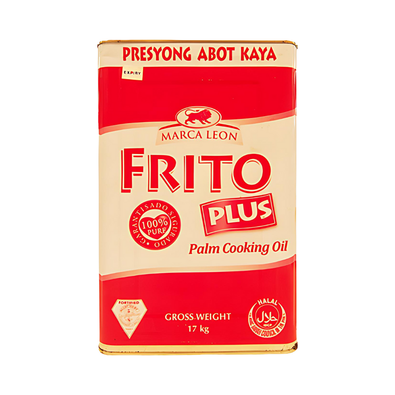 Marca Leon Frito Plus Palm Oil Tin Can 17kg