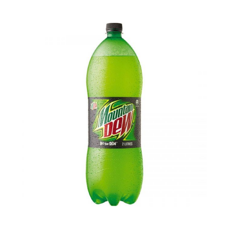 a bottle of 2 liter soda lime flavor