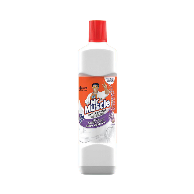 a bottle of bathroom cleaner