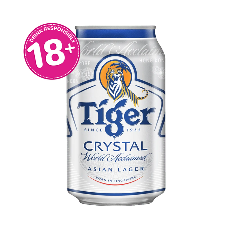 Tiger Crystal Light Beer Can 330ml