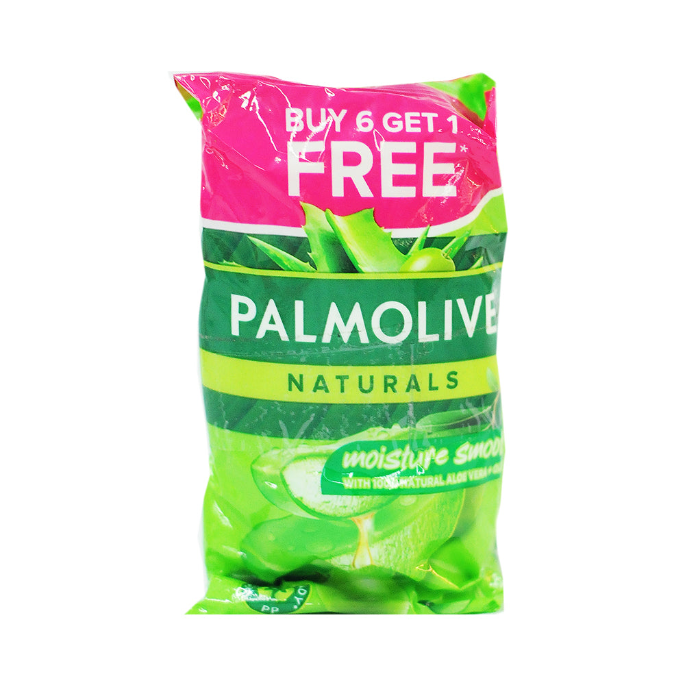 55g Palmolive Natural Soap Moisture Smooth 55g x 6's +1