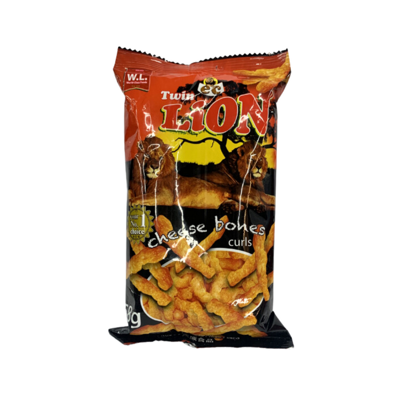 W.L. EC Twin Lion Cheese Bones Curls 58g