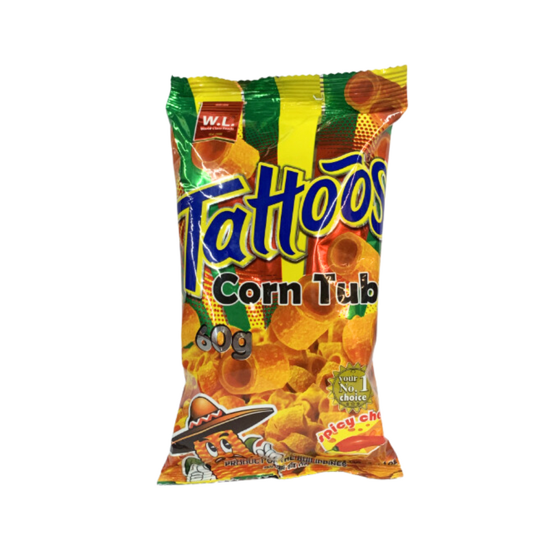 W.L. Tattoos Corn Tube Cheese 60g