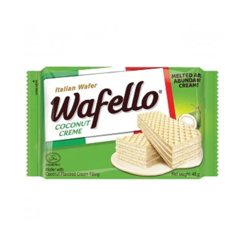 Wafello Italian Wafer Coconut Creme 48g