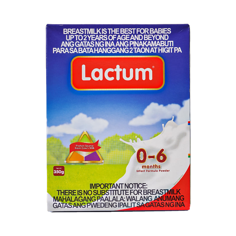 Lactum 0-6 Months Infant Formula Powder Plain 350g