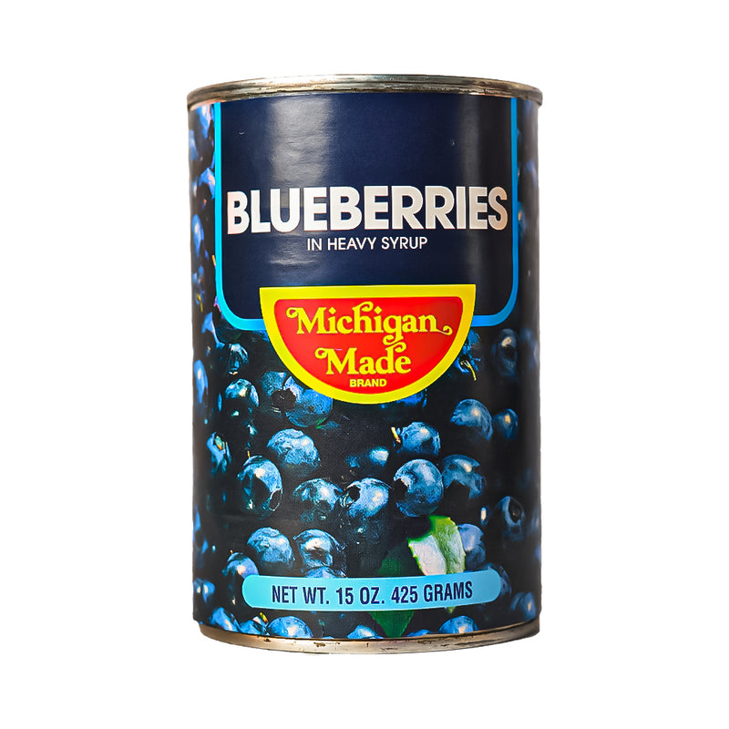 Michigan Made Blueberries In Heavy Syrup 425g (15oz)