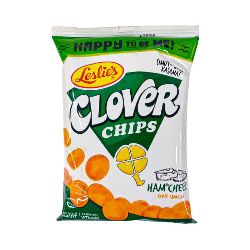 Clover Chips Corn Snacks Ham And Cheese 22g