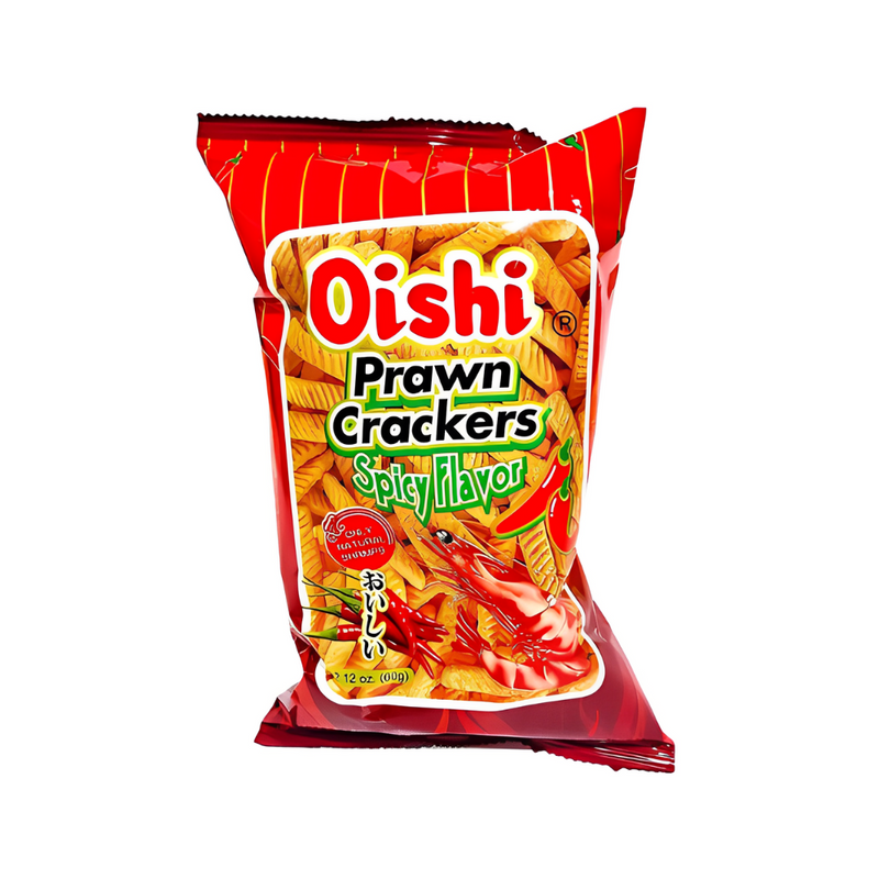 Oishi Prawn Crackers Spicy 60g