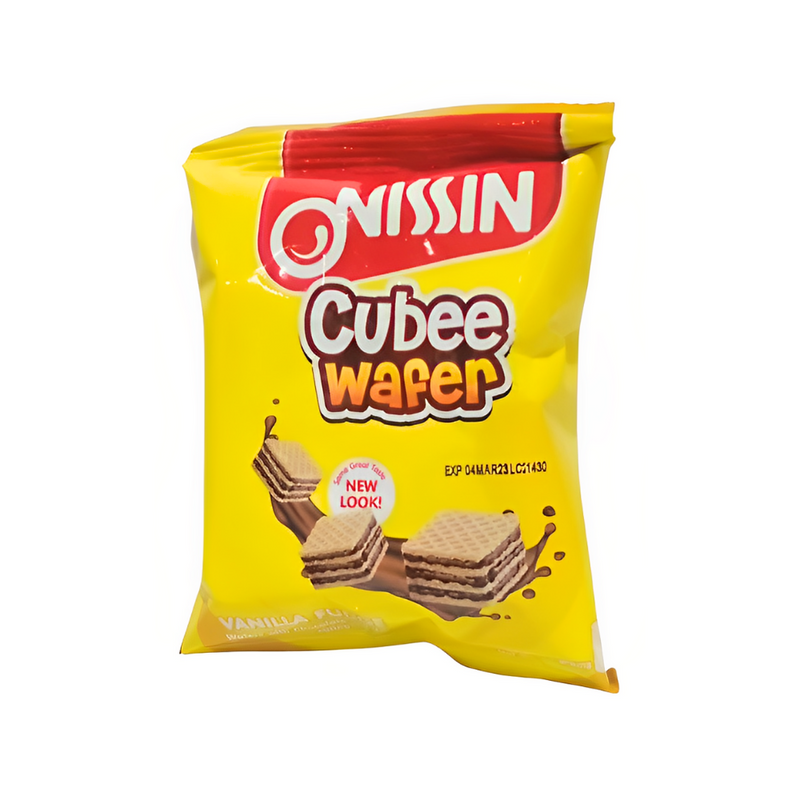 Nissin Cubee Wafer Vanilla Fudge 25g