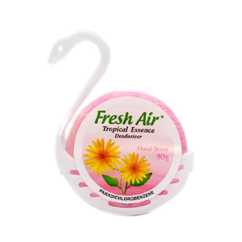 Fresh Air Deodorizer With Plastic Swan Container Floral Scent 80g